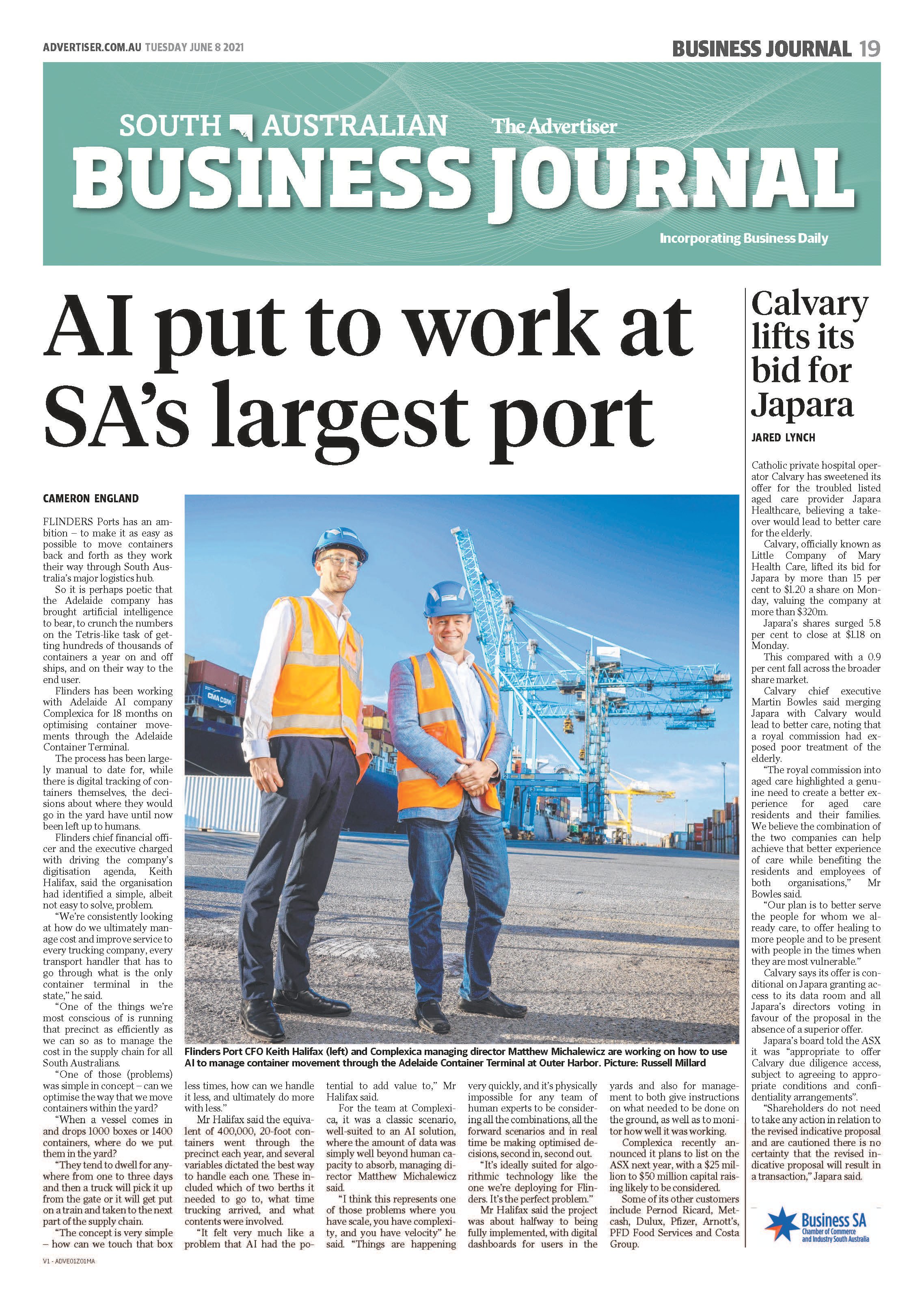AI put to work at SAs largest port