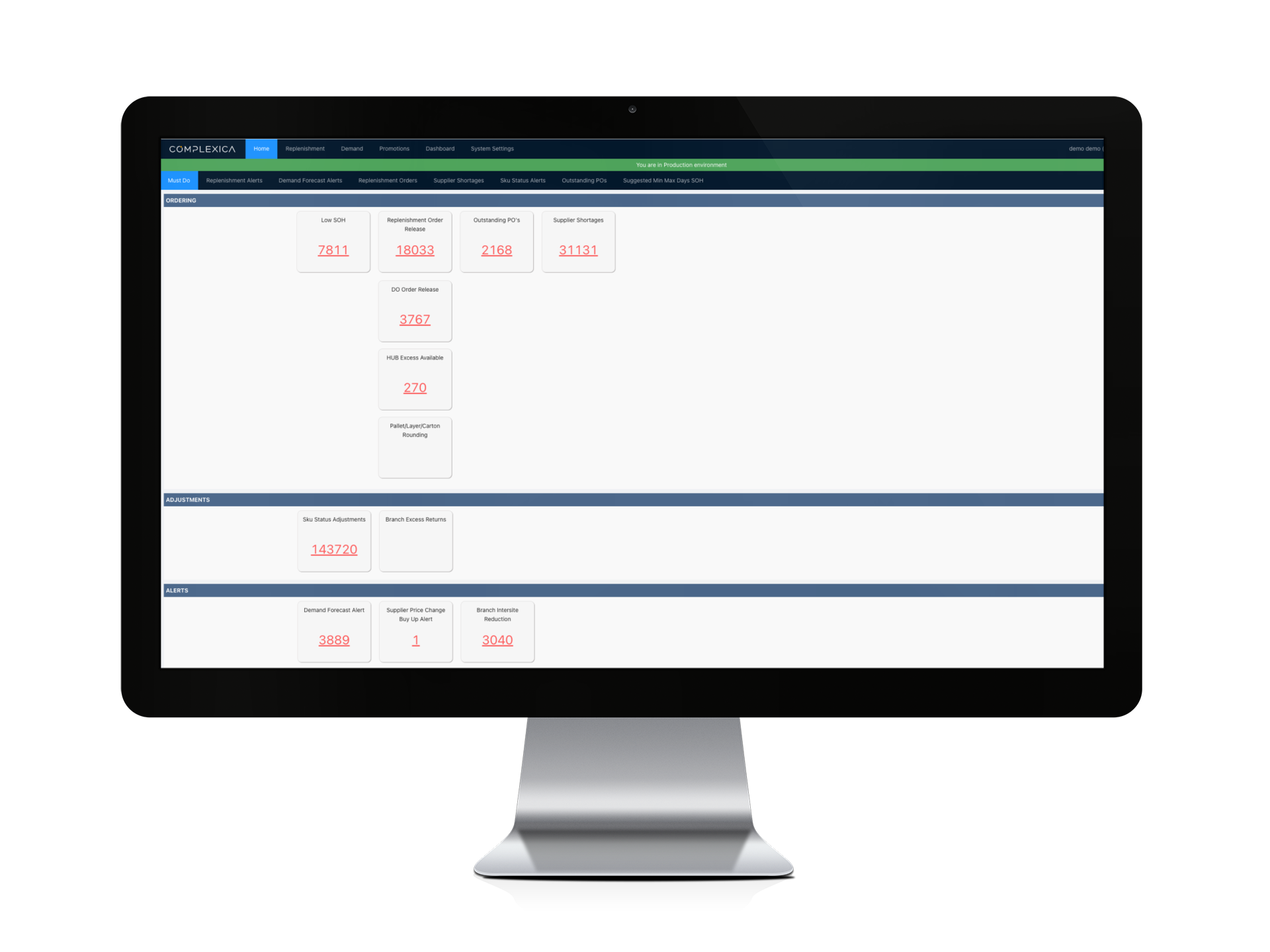 Complexica's Demand Planning solution helps automate demand planning and replenishment process 