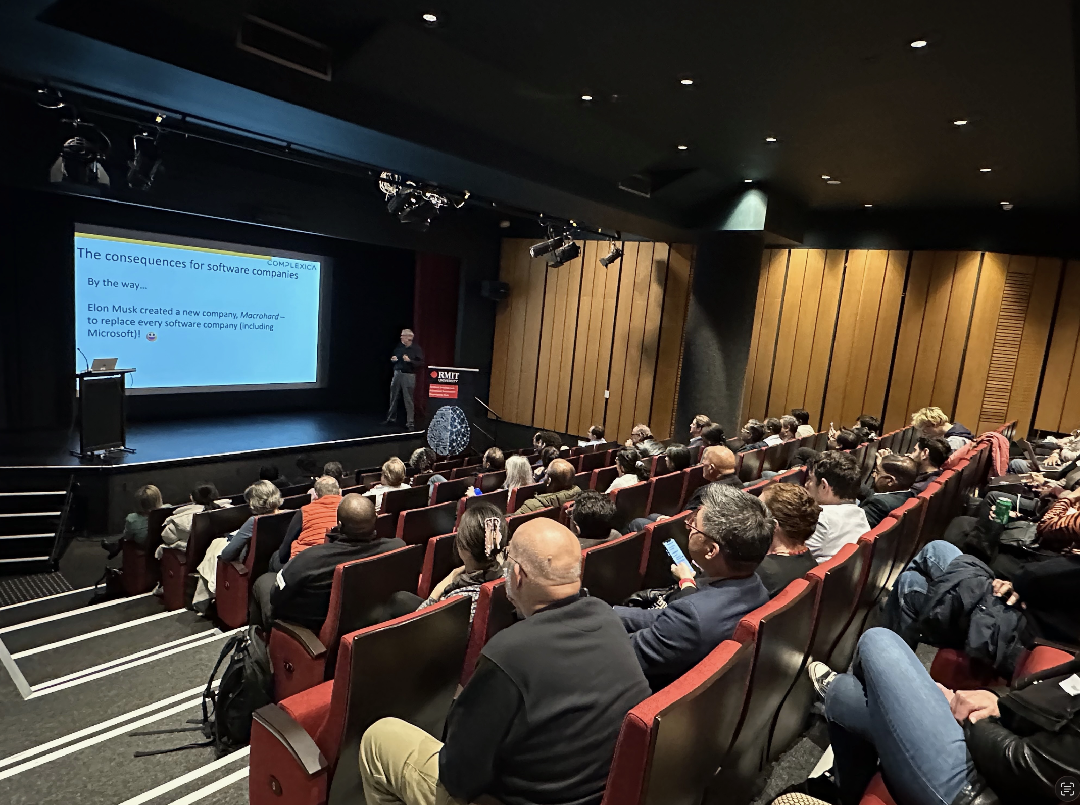 Complexica Chief Scientist keynote at RMIT University