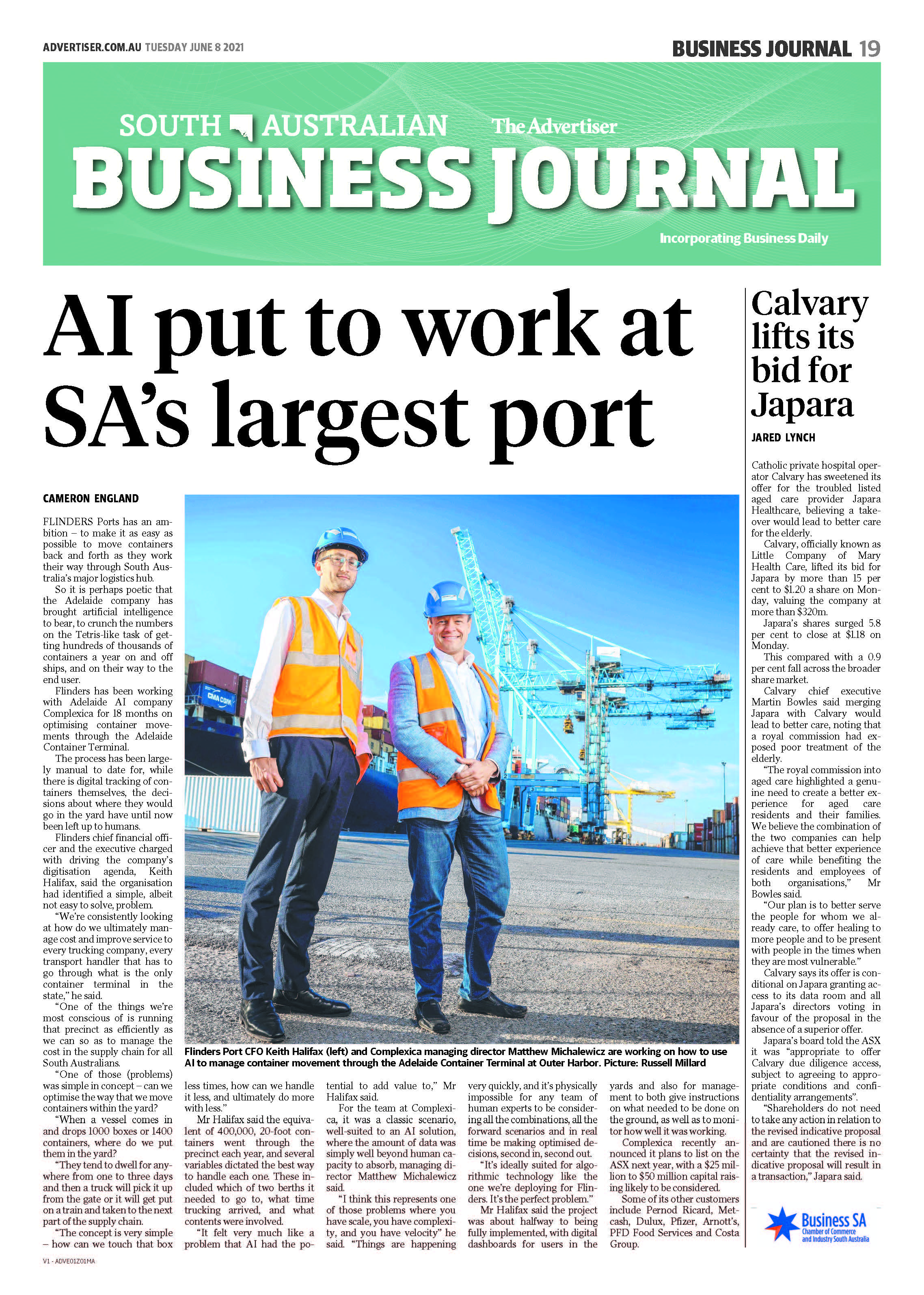 AI put to work at SAs largest port